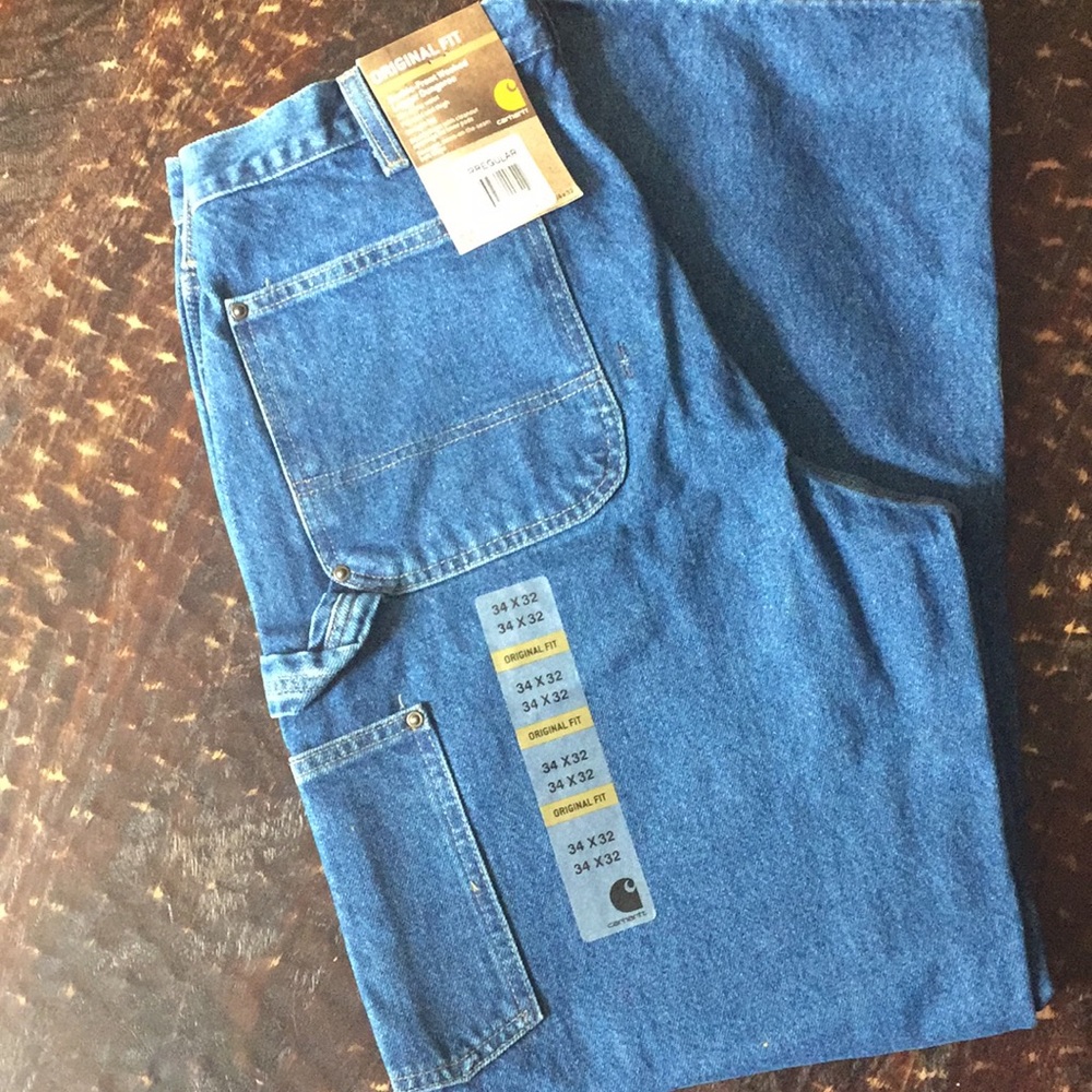Carhartt Double-Front Washed Logger Dungaree NWT